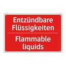 Entzündbare Flüssigkeiten - Flammable liquids