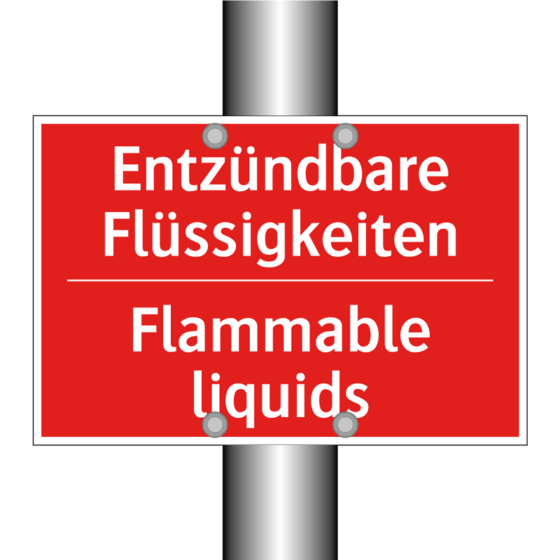 Entzündbare Flüssigkeiten - Flammable liquids
