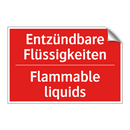 Entzündbare Flüssigkeiten - Flammable liquids