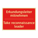 Erkundungsleiter mitnehmen - Take reconnaissance leader