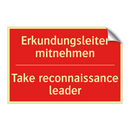 Erkundungsleiter mitnehmen - Take reconnaissance leader