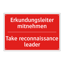 Erkundungsleiter mitnehmen - Take reconnaissance leader