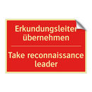 Erkundungsleiter übernehmen - Take reconnaissance leader