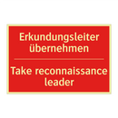 Erkundungsleiter übernehmen - Take reconnaissance leader