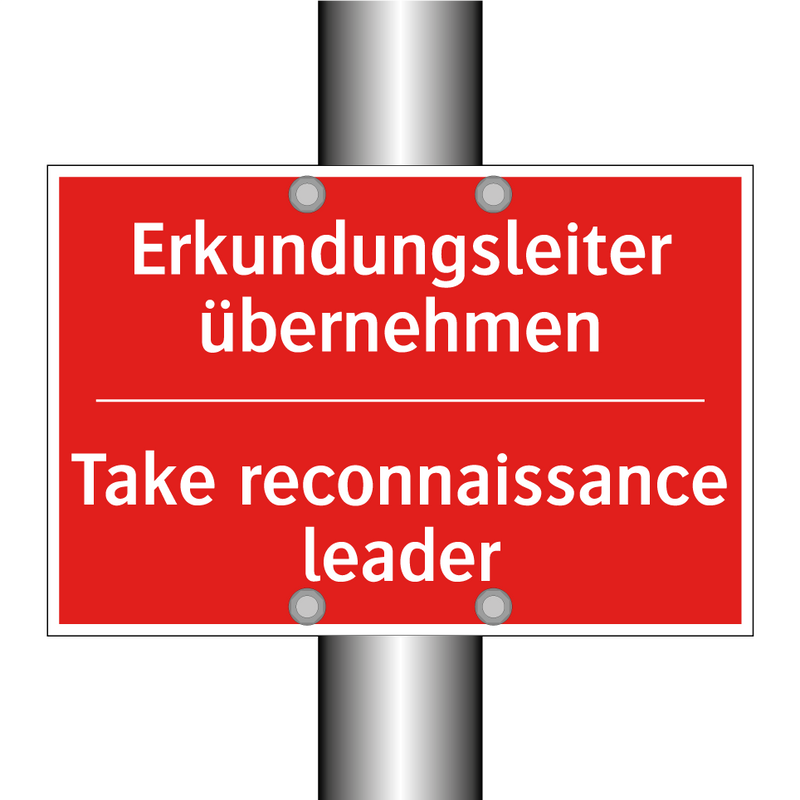 Erkundungsleiter übernehmen - Take reconnaissance leader