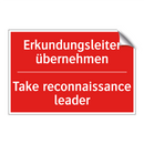 Erkundungsleiter übernehmen - Take reconnaissance leader
