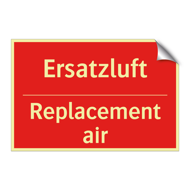 Ersatzluft - Replacement air