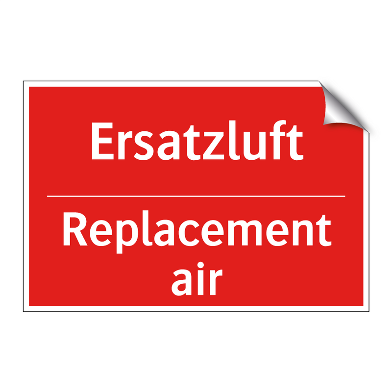 Ersatzluft - Replacement air