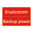 Ersatzstrom - Backup power