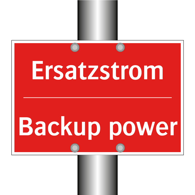 Ersatzstrom - Backup power
