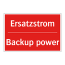 Ersatzstrom - Backup power