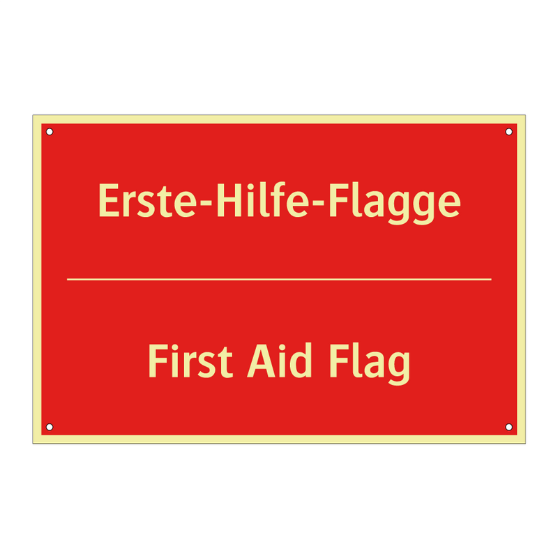 Erste-Hilfe-Flagge - First Aid Flag