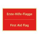 Erste-Hilfe-Flagge - First Aid Flag