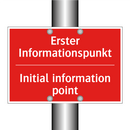 Erster Informationspunkt - Initial information point