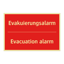Evakuierungsalarm - Evacuation alarm