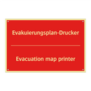 Evakuierungsplan-Drucker - Evacuation map printer