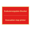 Evakuierungsplan-Drucker - Evacuation map printer