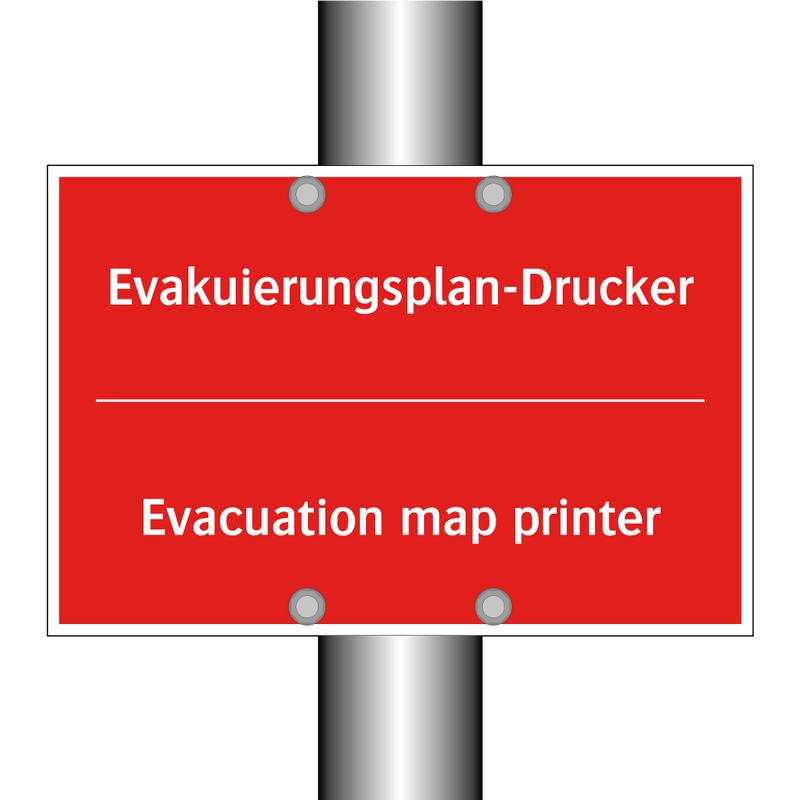 Evakuierungsplan-Drucker - Evacuation map printer