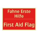 Fahne Erste Hilfe - First Aid Flag