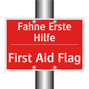 Fahne Erste Hilfe - First Aid Flag