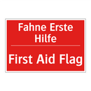 Fahne Erste Hilfe - First Aid Flag