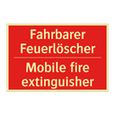 Fahrbarer Feuerlöscher - Mobile fire extinguisher