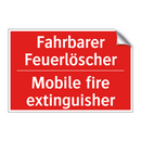 Fahrbarer Feuerlöscher - Mobile fire extinguisher
