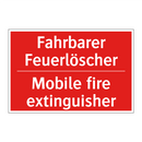 Fahrbarer Feuerlöscher - Mobile fire extinguisher