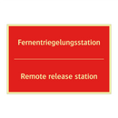 Fernentriegelungsstation - Remote release station