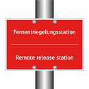 Fernentriegelungsstation - Remote release station