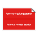 Fernentriegelungsstation - Remote release station