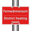 Fernwärmeraum - District heating room