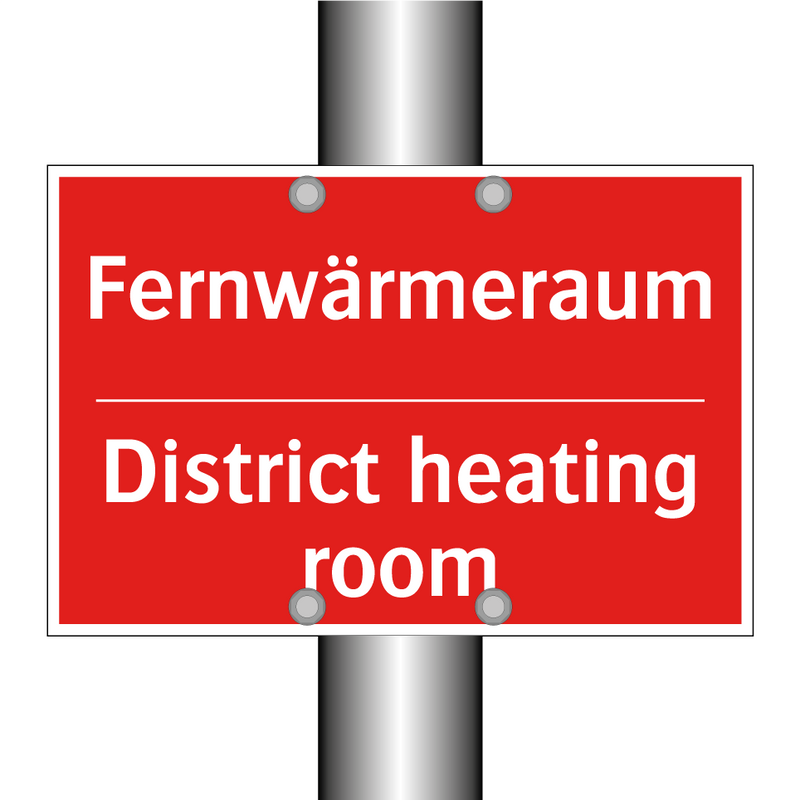 Fernwärmeraum - District heating room