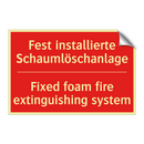 Fest installierte Schaumlöschanlage/.../ - Fixed foam fire extinguishing /.../
