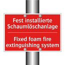 Fest installierte Schaumlöschanlage/.../ - Fixed foam fire extinguishing /.../