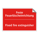 Feste Feuerlöscheinrichtung - Fixed fire extinguisher