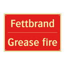 Fettbrand - Grease fire