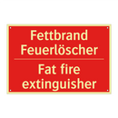 Fettbrand Feuerlöscher - Fat fire extinguisher