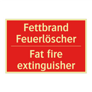Fettbrand Feuerlöscher - Fat fire extinguisher