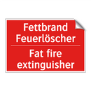 Fettbrand Feuerlöscher - Fat fire extinguisher