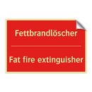 Fettbrandlöscher - Fat fire extinguisher