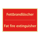 Fettbrandlöscher - Fat fire extinguisher