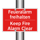Feueralarm freihalten - Keep Fire Alarm Clear