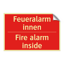 Feueralarm innen - Fire alarm inside