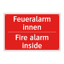 Feueralarm innen - Fire alarm inside