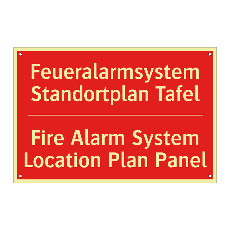 Feueralarmsystem Standortplan /.../ - Fire Alarm System Location Plan /.../