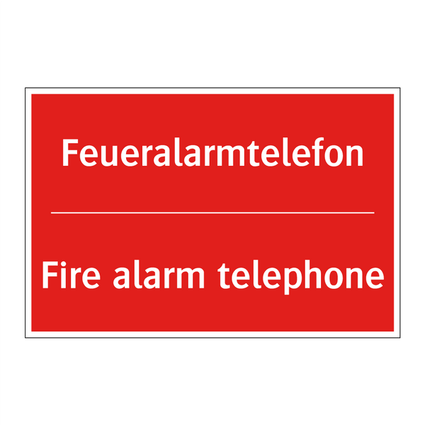 Feueralarmtelefon - Fire alarm telephone
