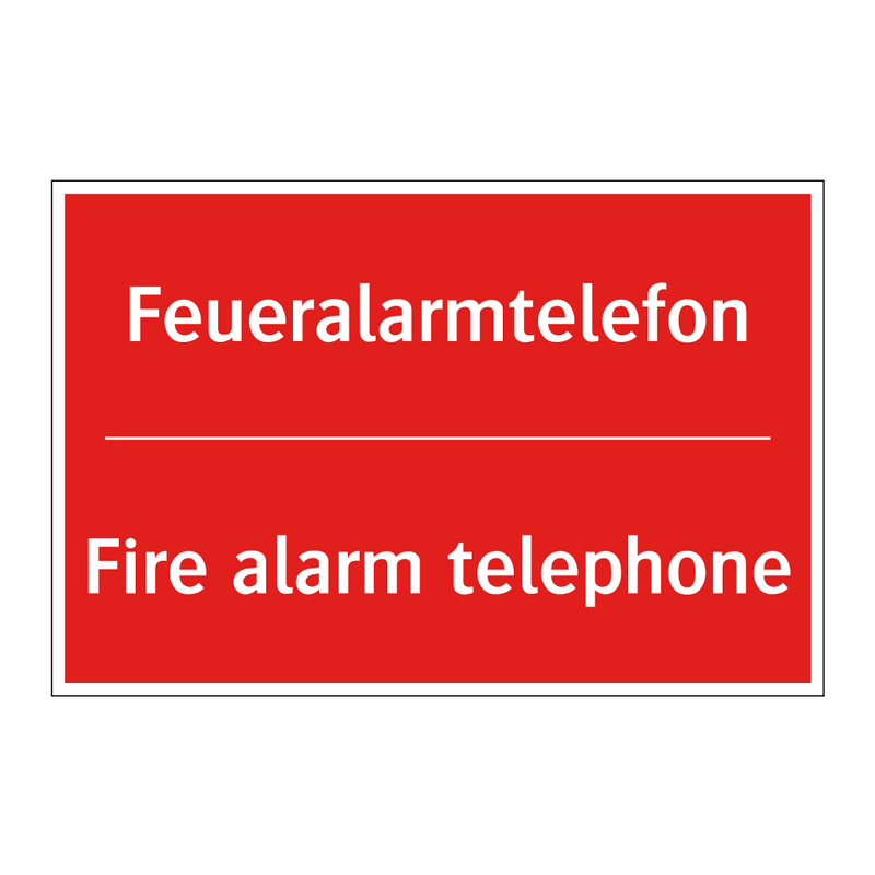 Feueralarmtelefon - Fire alarm telephone