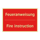 Feueranweisung - Fire instruction