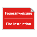 Feueranweisung - Fire instruction